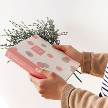 태교일기장 태교일기 산모수첩 임신일기 태교다이어리 3종, 도트