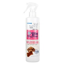 포비스 알로에 향수+컨디셔너 베이비파우더향 300ml 반려동물용 뿌리는 린스, 1개