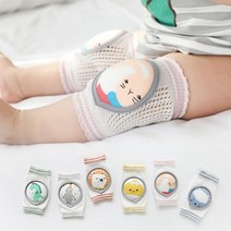 시둥마켓 +[시둥마켓]+_ 안전무릎보호대 쥬니어인라인보호대 머리쿵 조이멀티 아기무릎보호대, 동물마을 매쉬 미끄럼방지 유아 무릎보호대 2044, 병아리_옐로우