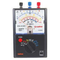 [ILΞ9] 새한-접지저항계 SH-5050A AC30V 10-1.000Ω (1EA) 테스터기 트기 작업 측정 공구 아날로그 터기_EΞ82076Ea, Ξ본상품Ξ
