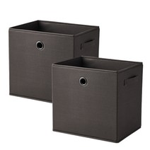 한샘(생활) [한샘] 샘폴리 수납바스켓 대 1+1 - 리빙박스 다용도정리함 바구니 인형보관함 공간상자 아기장난감 옷장, 선택완료, 샘폴리 수납바스켓 브라운 대 1+1 (HUS28Z2)