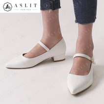 애슬릿 애슬릿 여성 뾰족 코 메리제인 구두 플랫 슈즈 3cm