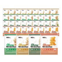 허닭 [본사당일출고] 스팀 닭가슴살 4종 100g 혼합(마늘맛+고추맛+깻잎맛+탄두리맛), 40팩