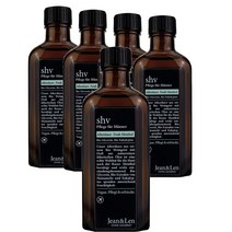 독일 진앤렌 Jean & Len After Shave Menthol 상쾌한 쿨링 프레시 멘톨 애프터 쉐이브 100ml, 5팩