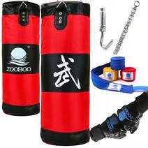 사람형샌드백 가정용샌드백 권투 훈련 90cm mma 후크 saco de box 싸움 샌드 펀치 펀칭 장갑 피트니스, 레드 B