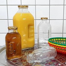 레트로 패밀리 쥬스병 (4size), 단품