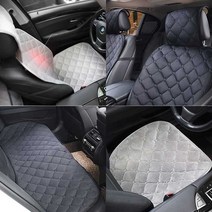 빈츠샵 2019현대투싼겨울시트커버 더뉴스타렉스겨울방석 아우디a6극세사시트 시트커버 자동차방석 고급시트 차시트 카시트 모음, 02.락킵겨울방석(2개세트) 블랙