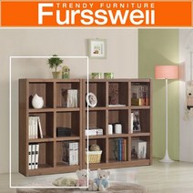 친환경자재/휨없는 통판형 책장/ 퍼스웰 모서리둥근 3단책장900, 화이트