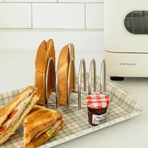 스텐 토스트랙 토스트 렉 트레이 홈카페 감성, 6구