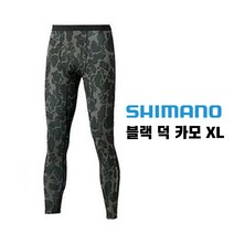 시마노 선 프로텍션 레깅스블랙 덕카모 XL, 단품