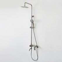 SUS-TA4001 해바라기 레인 샤워기 수전 무광 실버 스테인리스 수도꼭지
