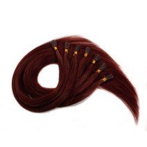 실리콘 붙임머리 24인치 80가닥 반팩 / 인모 붙임머리피스 시술 전문가용 미용재료 옴브레 솜브레 발레아쥬 브릿지 헤어피스 인모피스 붙임머리학원 실습 미용자격증 재료, #8