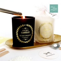 마타바 2인용 데일리 소이캔들 만들기 KIT 개별포장 키트, 무광블랙