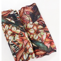 릴리패브릭 DTP/쉬폰요루]트로피칼 플라워_2종_7518 원단 천, 1. 얼룩무늬