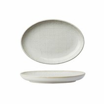 1300K 루전 니트 아이보리 오발접시 소 15, 단품, 색상:블랙