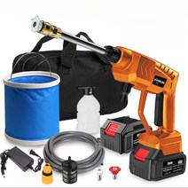 고압세차기 무선세차기 독일 고압세척기 가정용 무선 휴대용 충전 세차기 고압세척기건 자동차 충전식, 2. 무선세차기 세트 + (일반 배터리 1개)