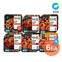청정원 안주야 6개 골라담기 (껍데기/곱창/막창/닭발/근위), 매운곱창볶음 160g x 6개