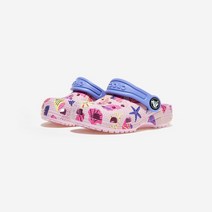 [국내매장판]크록스 키즈 클래식 풀 파티 클로그 토들러 BALLERINA PINK CRS207846