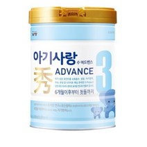 남양유업 아기사랑 수 어드밴스 분유 3단계, 750g, 38개