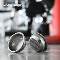 MHW-3BOMBER 포터필터 바스켓 58mm 이중스텐 18g, 포터필터 바스켓 이중스텐