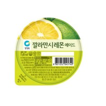 팬트리 학원 식재료 청정원 깔라만시레몬에이드 건강주스 탕비실 음료수 100ml 50개 1세트