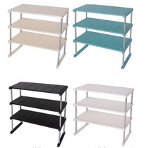 창고 베란다 다용도실 진열 3단 선반 물류 안방 화장실 거실 수납, 민트