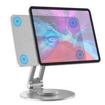 제로티어 아이패드 360도 마그네틱 거치대 에어 프로 11인치 12.9인치, ipad pro 12.9인치, 스페이스 그레이 (당일배송)