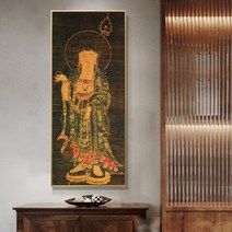 불교 큐빅 구슬자수 그림 만들기 지장보살 부처님 비즈 대형 보석십자수 재료 세트 diy, 90x200cm 전체 원형 큐빅