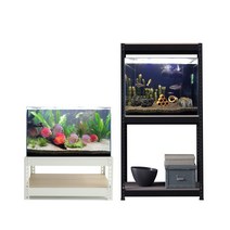 스피드랙 어항선반 축양장 W600, 600x300, 900x3단, 블랙