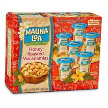 마우나로아 마카다미아 허니 로스트 6캔 1박스 Mauna Loa HONEY ROASTED MACADAMIA NUTS 6 Pack, 1개