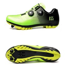 사이클링 신발 Mtb 로드 바이크 부츠 미끄럼 방지 남성 산악 자전거 플랫 스니커즈 SPD mtb, 03 6, 05 Pro Green(MTB)