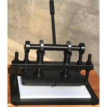 고정형 핸드프레스 가죽공예 철형 펀칭 다이커팅머신, 360X220mm 최대 스트로크 12mm