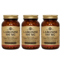 솔가 L-아르기닌 500mg 베지터블 캡슐, 100개입, 3개입