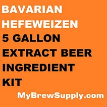 Bavarian Hefeweizen HomeBrew 5 Gallon Beer Extract Ingredient Kit null, 1