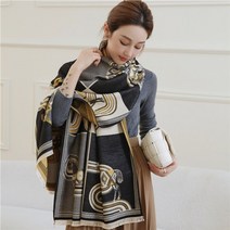 캐시미어머플러 2022 럭셔리 캐시미어 스카프 겨울 여성 Pashmina Shawls 따뜻한 담요 랩 Foulard Bandana