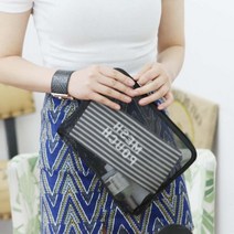 5000 메쉬 클러치 대용량 사이즈 메이크업 박스 5000메쉬클러치 여성대용량파우치 가방 태블릿PC미니백