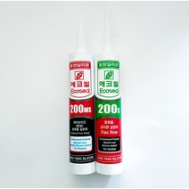 Ecoseal 에코씰 방화실리콘실란트 200MS 200S 방화폼패드 실링마감용 300ml, 200MS(흑색)