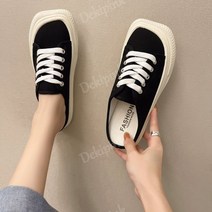 클래식 레오파드 호피 뮬 블로퍼 슬리퍼 운동화