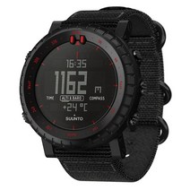 SUUNTO 코어 클래식 아웃도어 워치 올 블랙 154019, Black Red_Classic