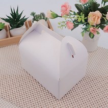 아이팩 생크림박스 백색 무지(소) -50개 케이크상자 사이즈: 130X100X80mm, 50개