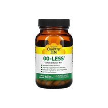 Country Life Go Less Supports Bladder Health for Men Women 60 Vegan 캡슐