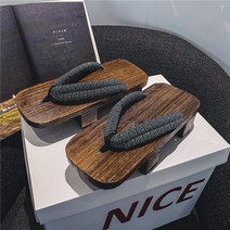 이빨 나막신 일본 샌들 26580