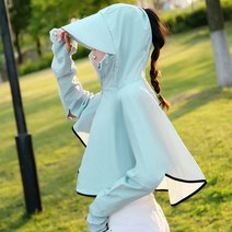 아이스 선케어 모자 풀 페이스 지니 선케어 헤드업, 단일옵션, 옵션02