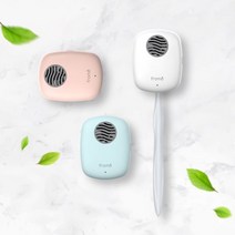 프롬비 바람 건조 무선 충전식 휴대용 칫솔 살균기 UV-C LED 살균 FB158프롬비 UVC 바람건조 1인용 미니 칫솔소독살균기 FB158, 화이트