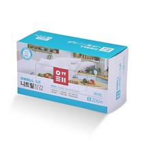 오웰 soft 니트릴장갑 화이트 200매 요리/라텍스장갑/위생, 사이즈:오웰 soft 니트릴장갑(L) 화이트 200매, 단품, 대(L)