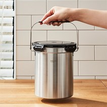 냄새가 안나는 가정용 스텐 음식물쓰레기통 3L 2종 - 처리기 씽, 블랙(LIV23P1)