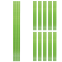 프리미엄 고밀도 디퓨져 컬러 섬유스틱, 100개, 연두