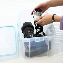플라팜 탱크 밀폐 리빙박스 옷정리함 옷수납함 11L 최강 제습제 1개 증정, 1box, 투명