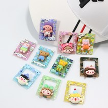 [더블이글] 귀염둥이 캐릭터 액자 골프 볼마커 10개, 1세트 10개