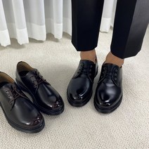 남자 가죽 키높이 더비로퍼 발볼넓은 구두 기본 데일리 슈즈